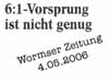 Wormser Zeitung 4.05.2006